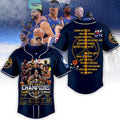 2023 Denver Nuggets NBA Finals Champions With Best Team Ever Porter JR Jokic Murray Midnight Blue Baseball Jersey