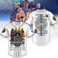2023 Denver Nuggets NBA Finals Champions With Best Team Ever Porter JR Jokic Murray White Baseball Jersey