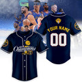 2023 NBA Finals Champions Midnight Blue Design Baseball Jersey