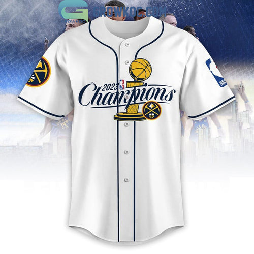 2023 NBA Finals Champions White Design Baseball Jersey