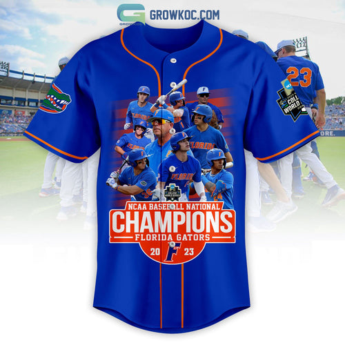 2023 NCAA Baseball National Champions Florida Gators Baseball Jersey