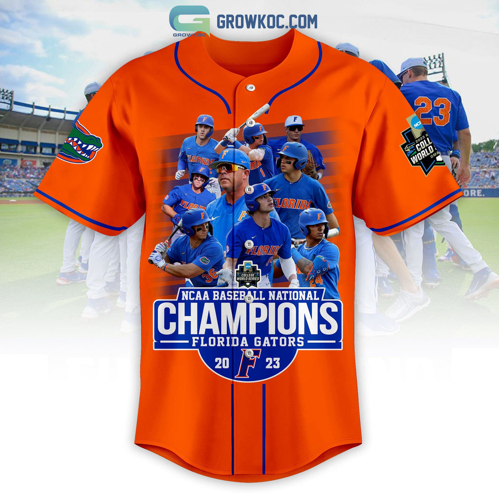 2023 NCAA Baseball National Champions Florida Gators Baseball Jersey