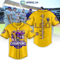 2023 NCAA Baseball National Champions Geaux Tigers LSU Baseball Jersey