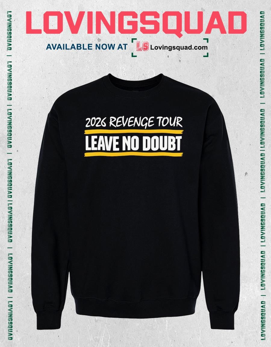 2026 Revenge Tour Leave No Doubt Bold Yellow Bar T-shirt
