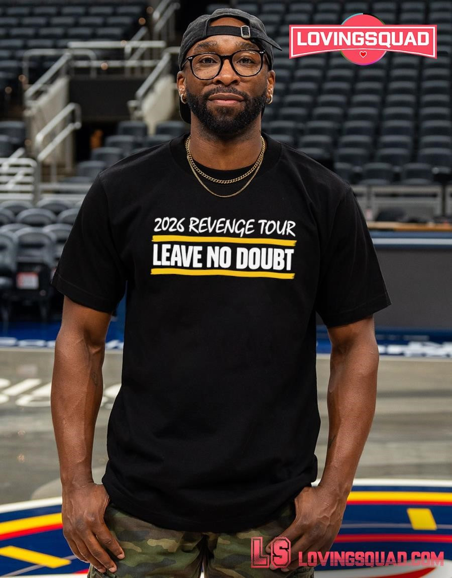 2026 Revenge Tour Leave No Doubt Bold Yellow Bar T-shirt