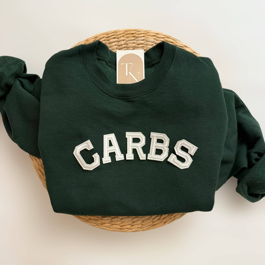 Carbs Sweatshirt, Funny Novelty Sweatshirts