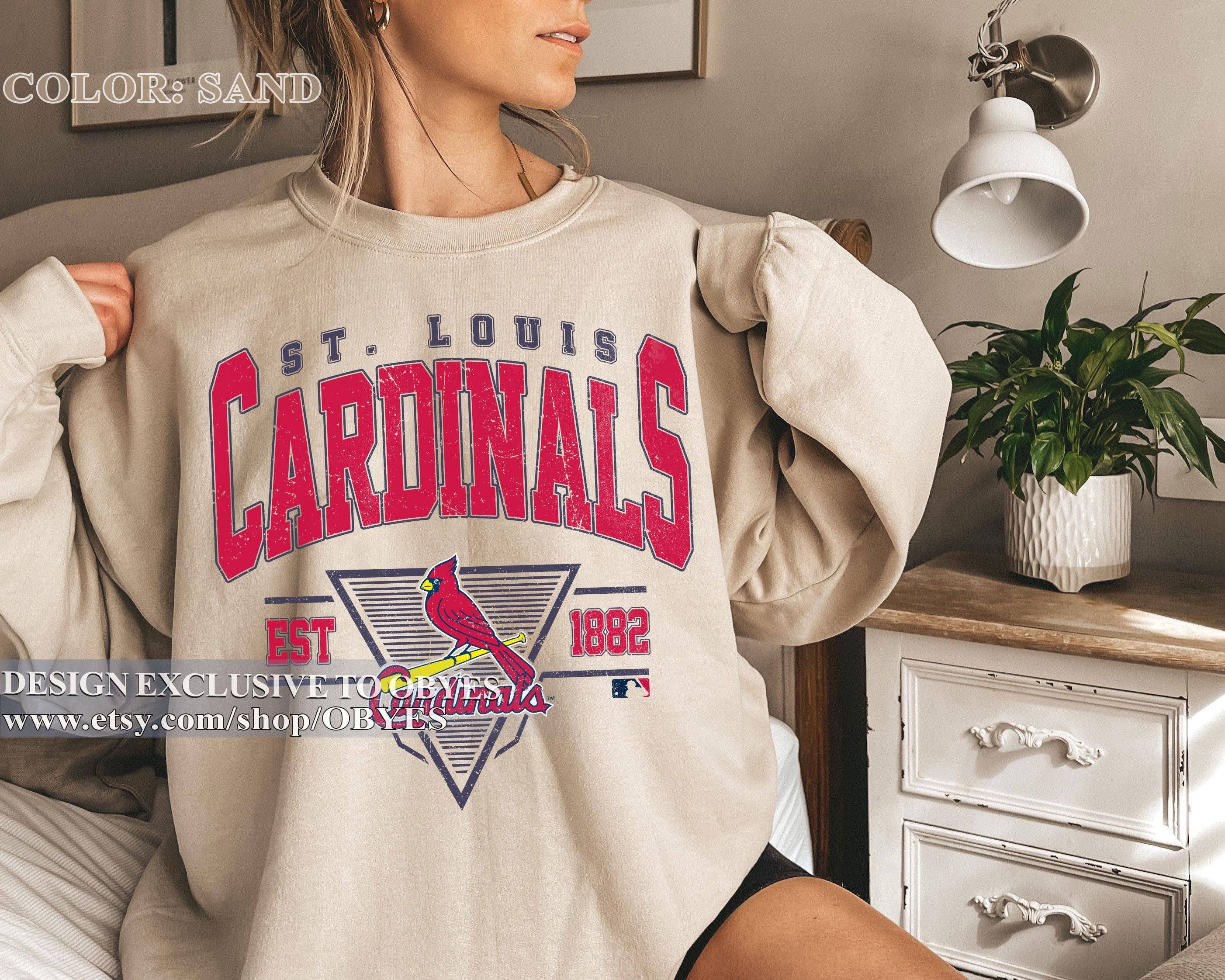 St. Louis Baseball Vintage Style Sweatshirt