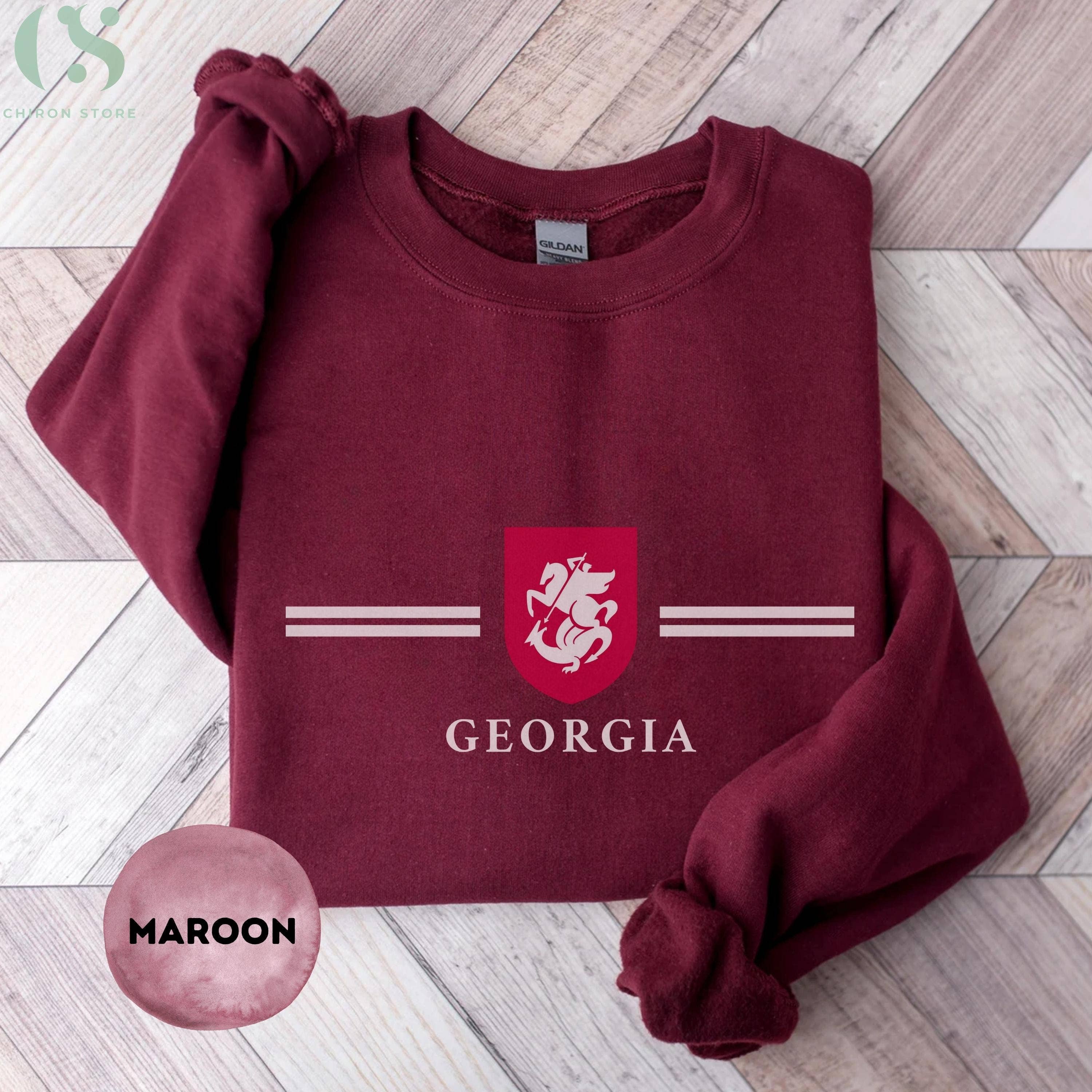 Georgia National Team Sweatshirt, Sakartvelo Flag Pullover