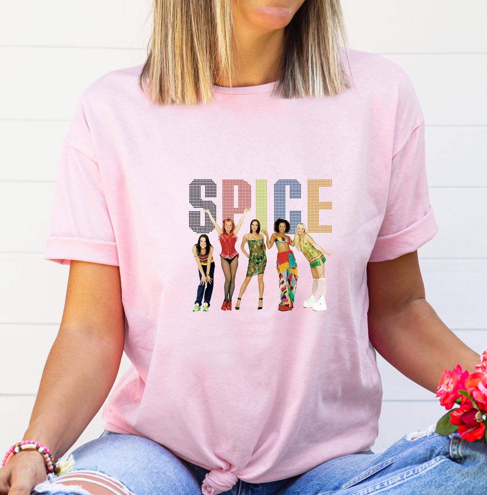 Vintage 90s Spice Girls Shirt Gifts For Teenage