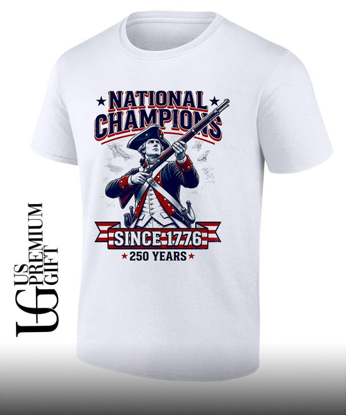 250 Years American Revolutionary War Patriot National Champions since 1776 shirt