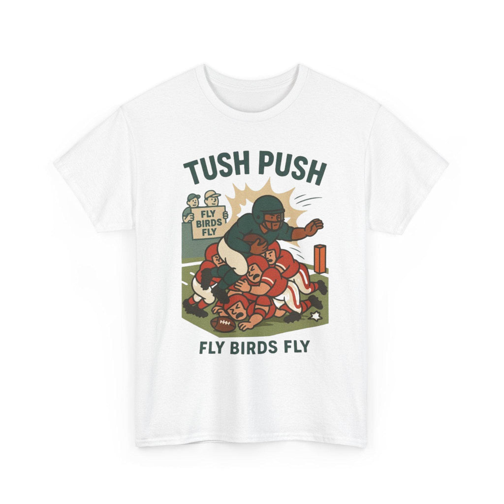 Philly Football Tush Push Cartoon Graphic Tee
