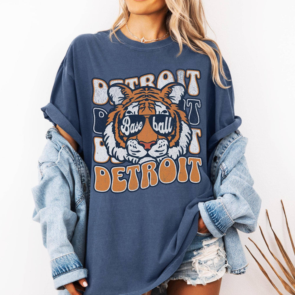Detroit Tigers Baseball T-Shirt For Women - Game Day Apparel