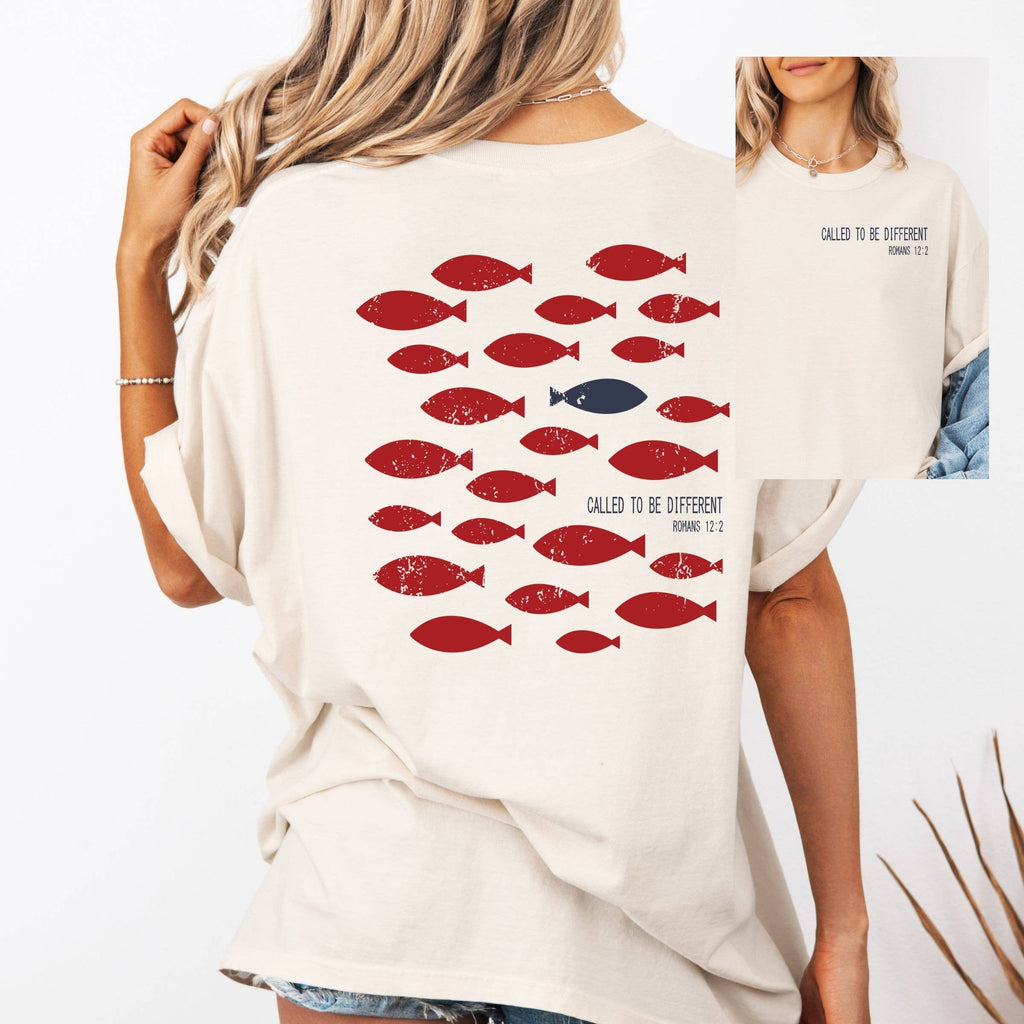 Called To Be Different Tee - Western Floral Summer Graphic