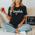 Teacher Bow Teacher Appreciation Bella Women's Graphic Tee
