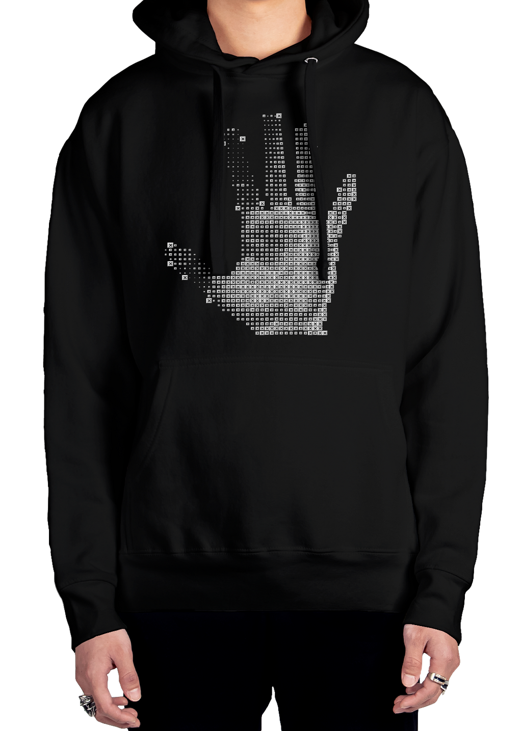 Digital Handprint Hoodie