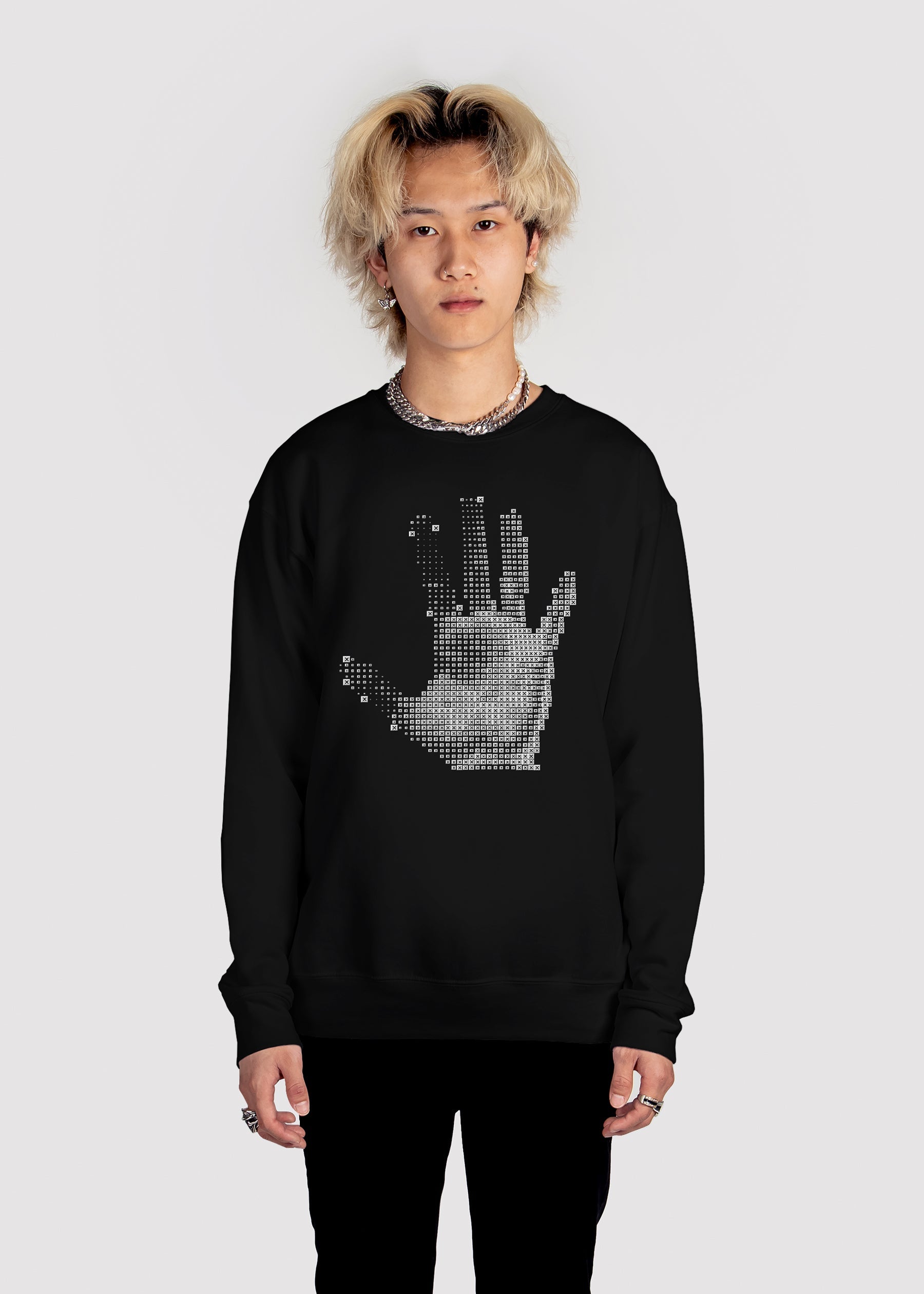 Digital Handprint Sweatshirt