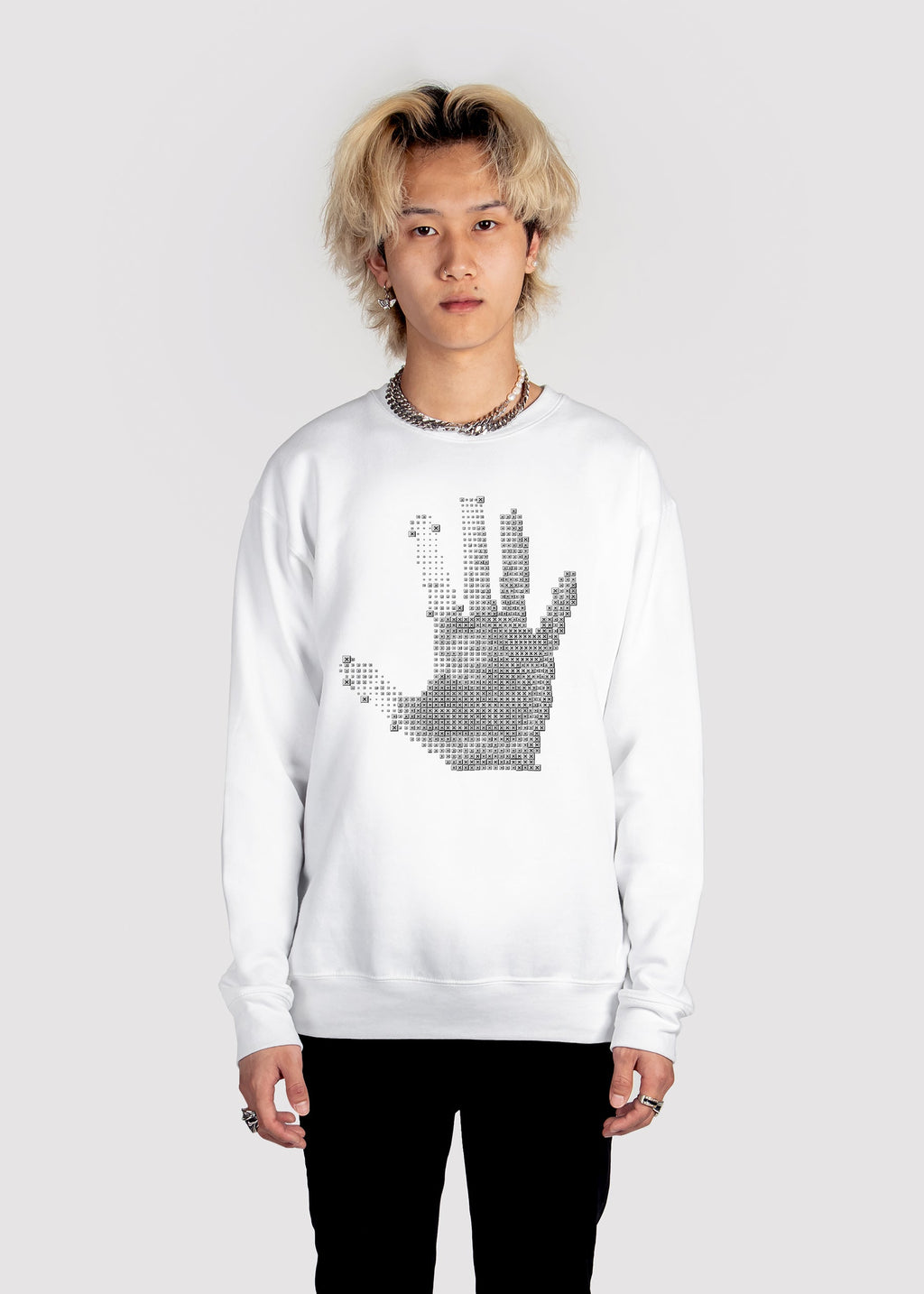 Digital Handprint Sweatshirt