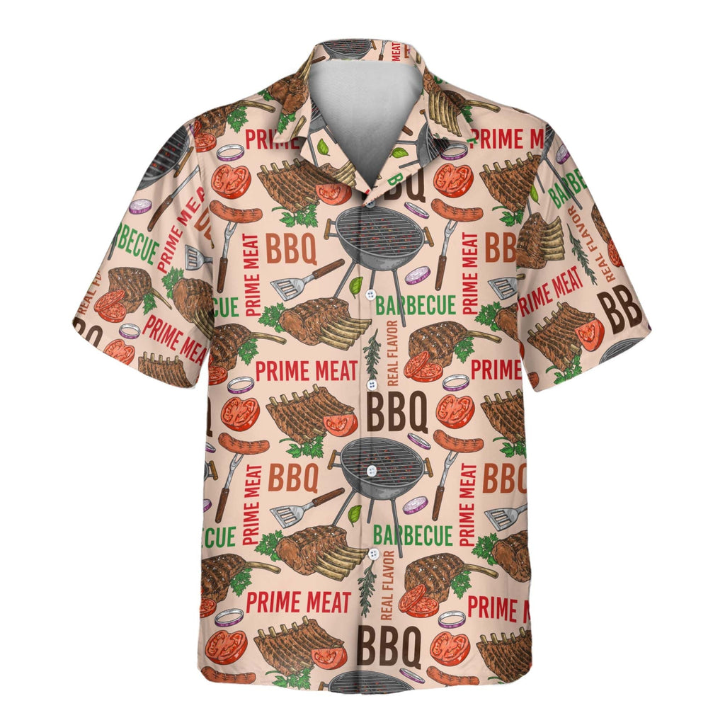 Barbecue Time | Aloha Custom Hawaiian Shirts with Faces or Logos