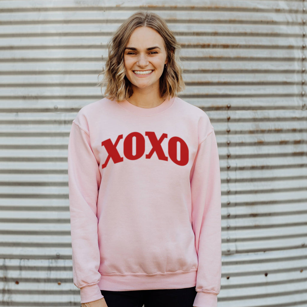 Xoxo Crewneck Sweatshirt | Valentine's Day | Sizes S-2XL