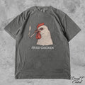 Fried Chicken 420 Stoner Tee Funny Marijuana Cannabis Gift