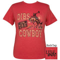 Lulu Mac 87- Dibs On the Cowboy Ss- Heather Red