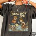 Let's Abolish Ice Retro Protest Graphic Tee