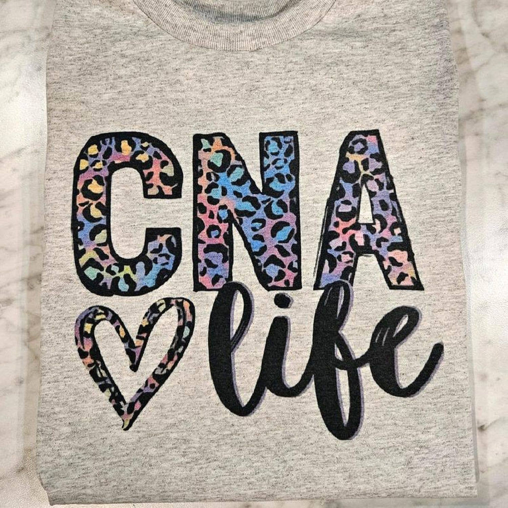 Cna Life Shirt - Cute Cheetah Print For Healthcare Workers