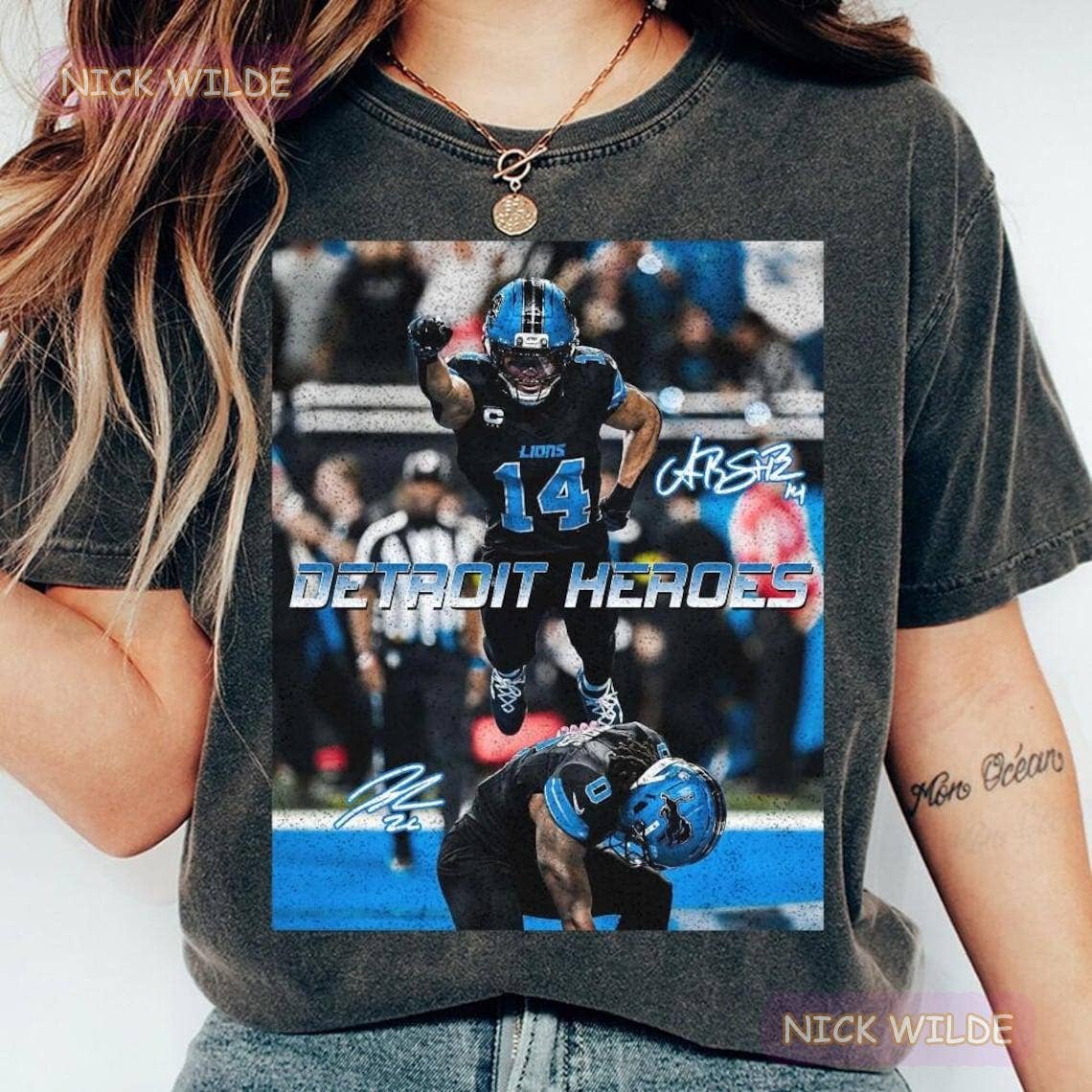 St. Brown and Gibbs Football Celebration Tee