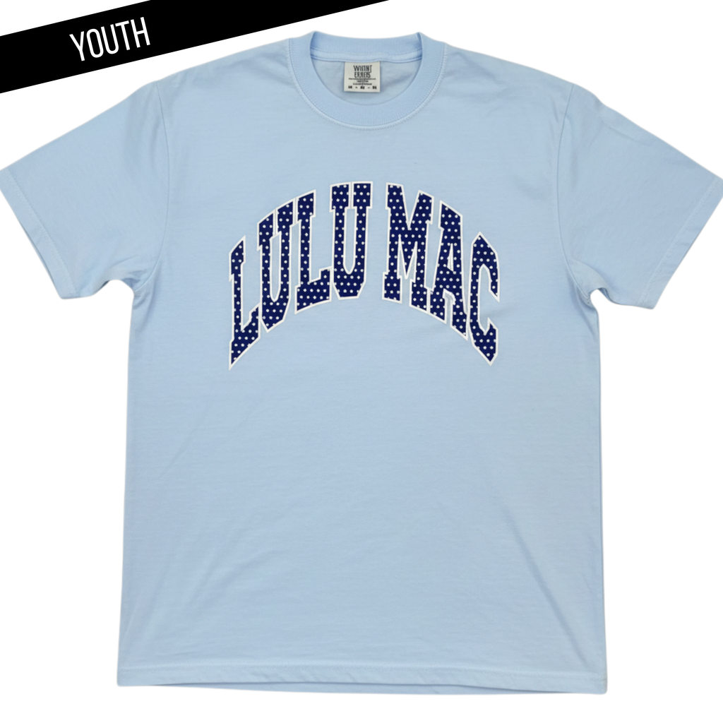 KD-PD-1001 Dot Chambray Youth Comfort Colors Tee
