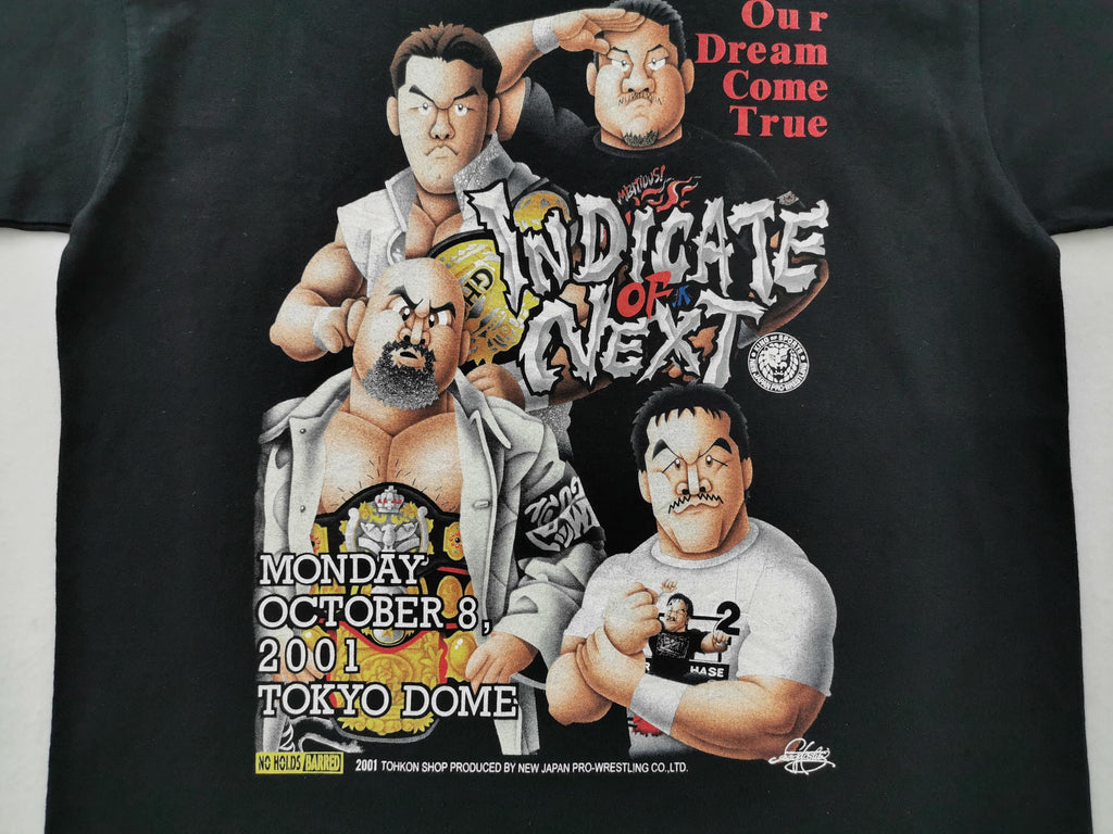 Japan Pro Wrestling Vintage Njpw Indicate Next Tokyo Dome Sakai Tee Size (4)