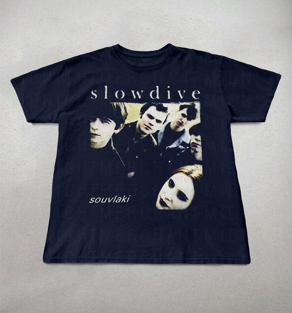 Slowdive Soulvaki 90s Band Tees Alt Rock Band Tee 90s Sheogaze Slowdive Band Tee Retro (4)