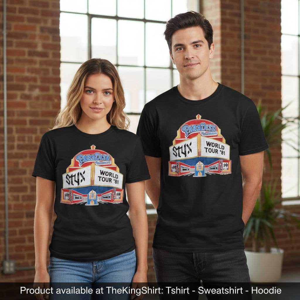 Styx Paradise Theatre 1981 World Tour Throwback Tee