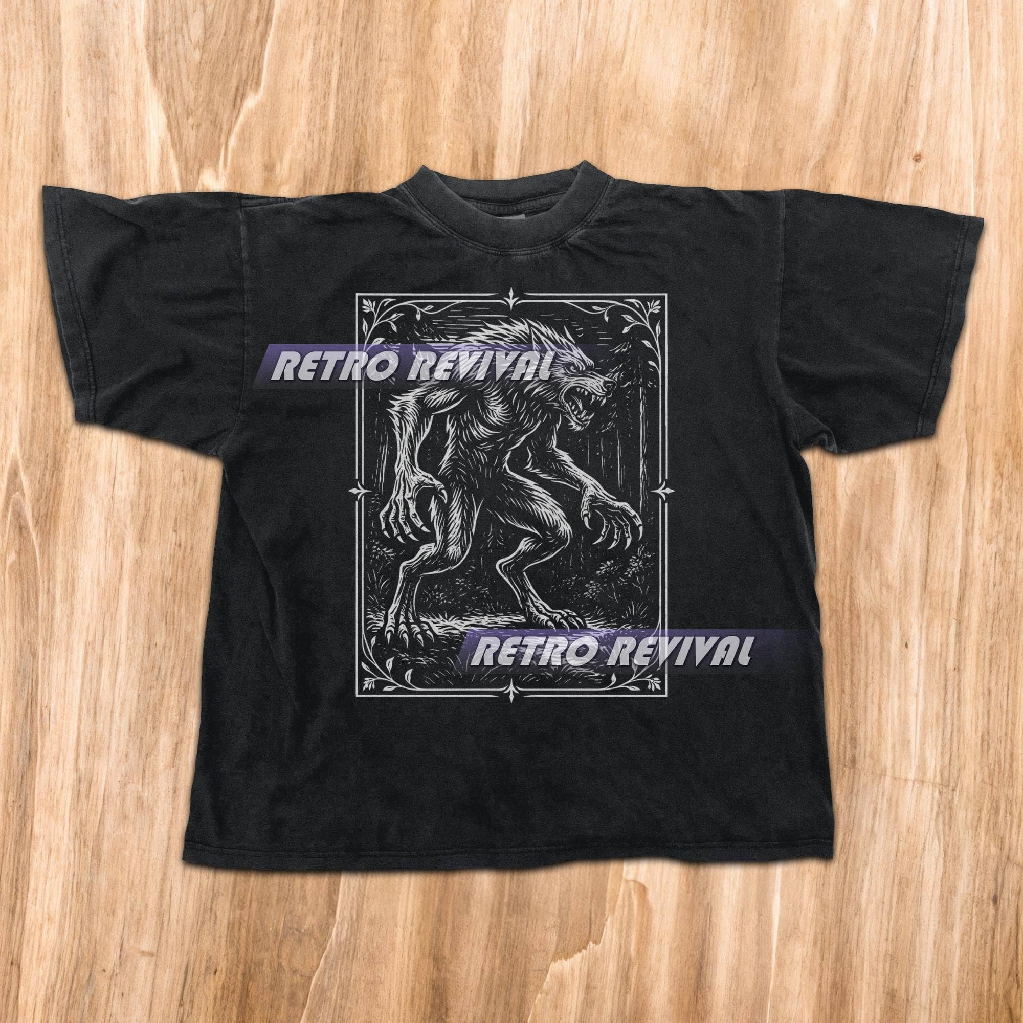 Medieval Werewolf Castlecore Gothic Tee