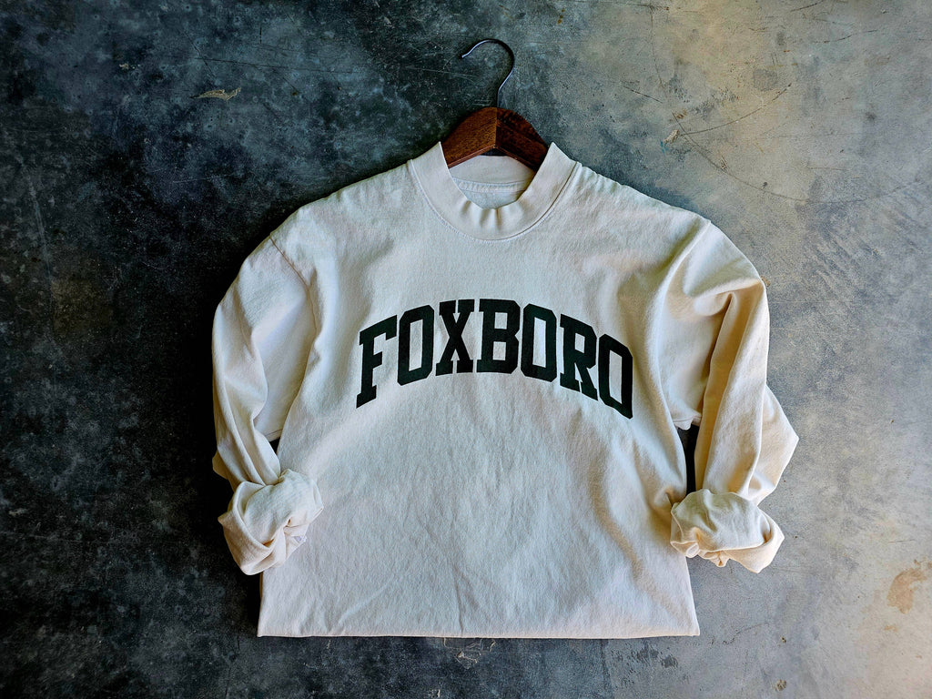 The Archway - Garment Dye Mockneck Long Sleeve Graphic Tee