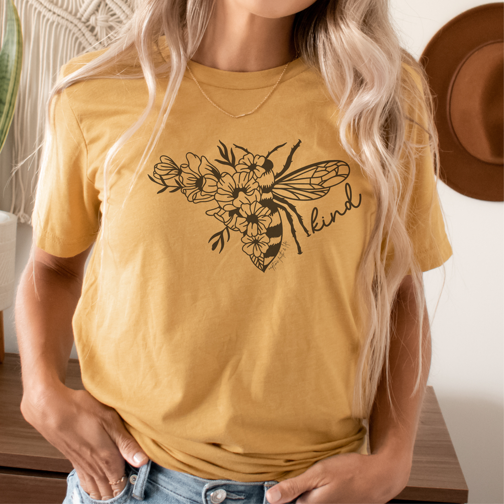 Bee Kind Ephesians 4:32 Christian Bumble Honey Bee T Shirt
