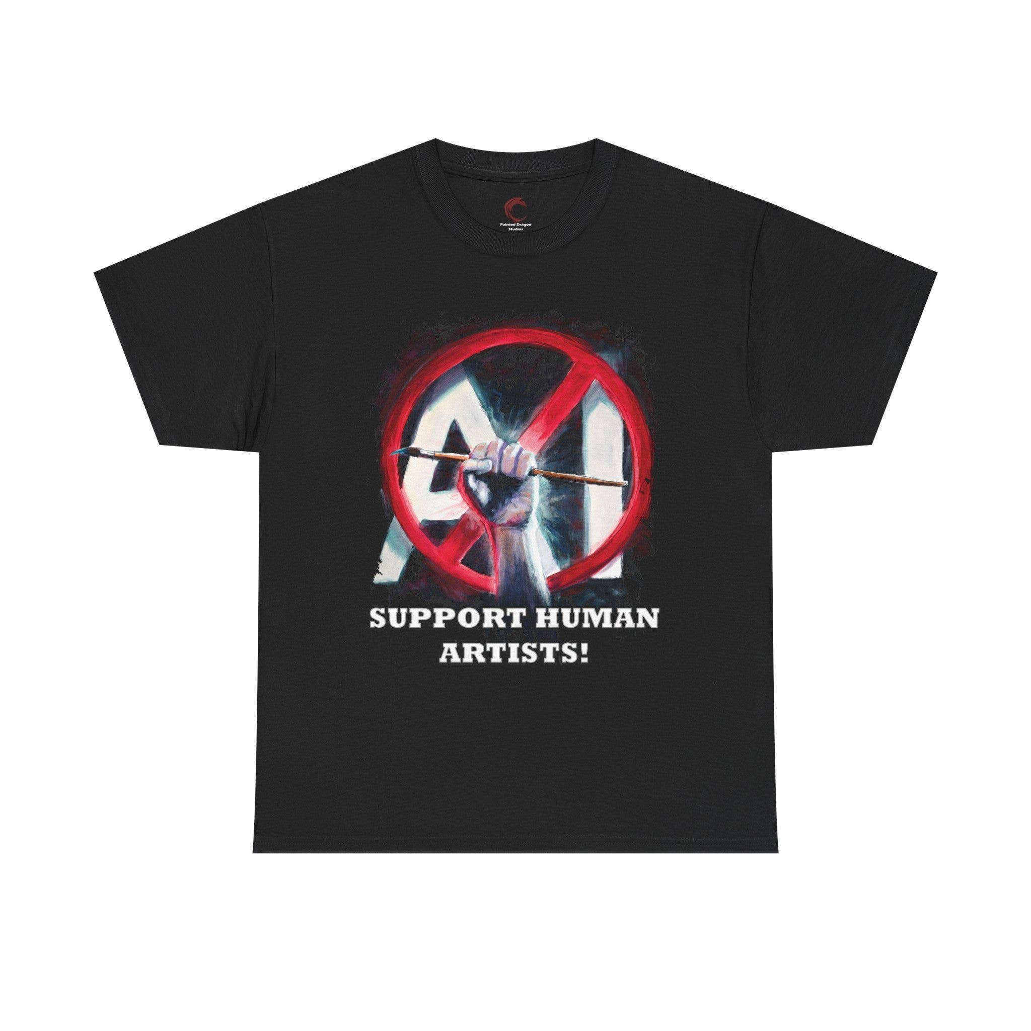 Support Human Artists Unisex Heavy Cotton Tee