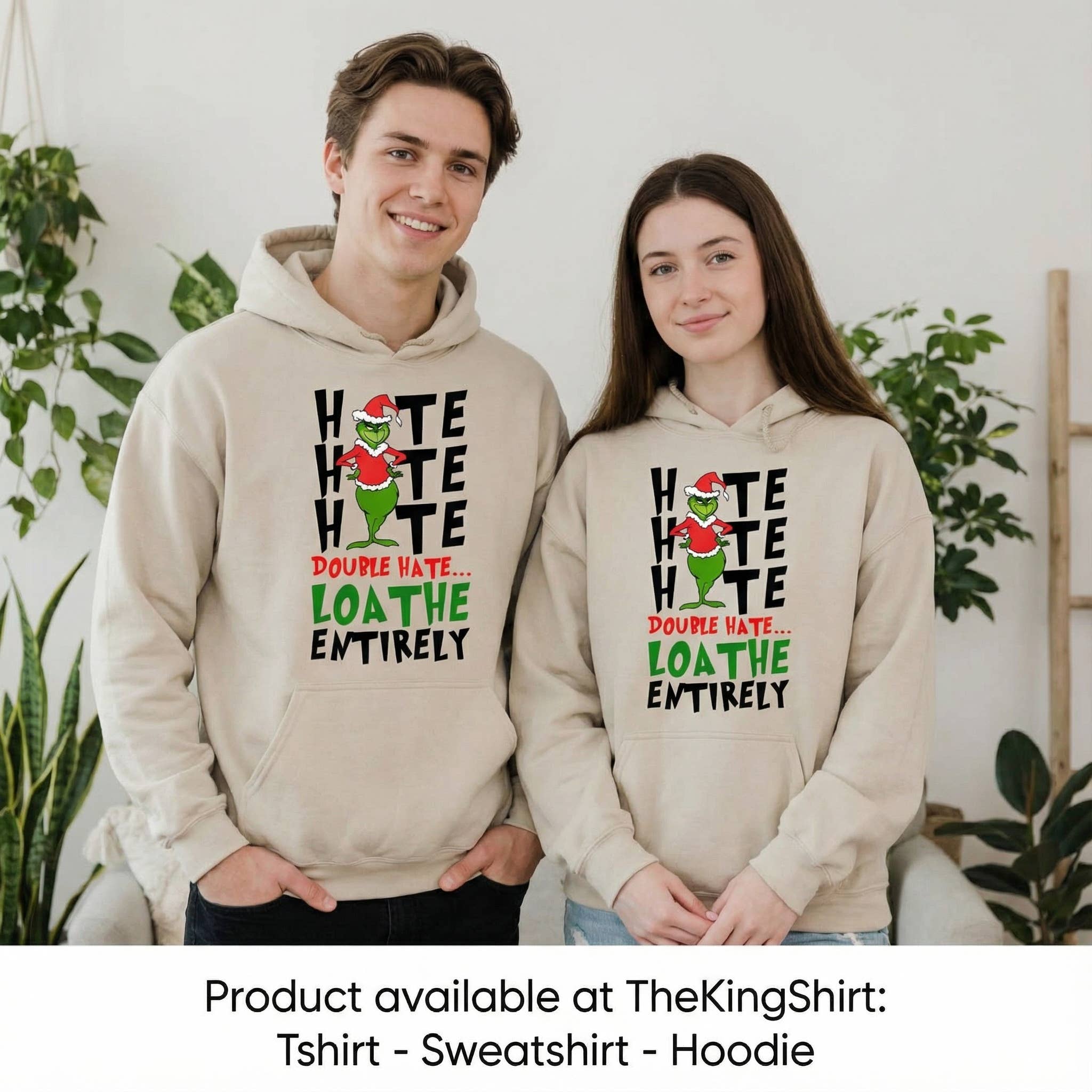Grinch Loathe Entirely Christmas Sweatshirt | Festive Top