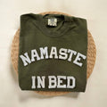 Namaste in Bed Comfort Colors Short Sleeve Shirt, Yoga Shirt