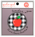 Decal/Sticker Teacher Plaid 2179