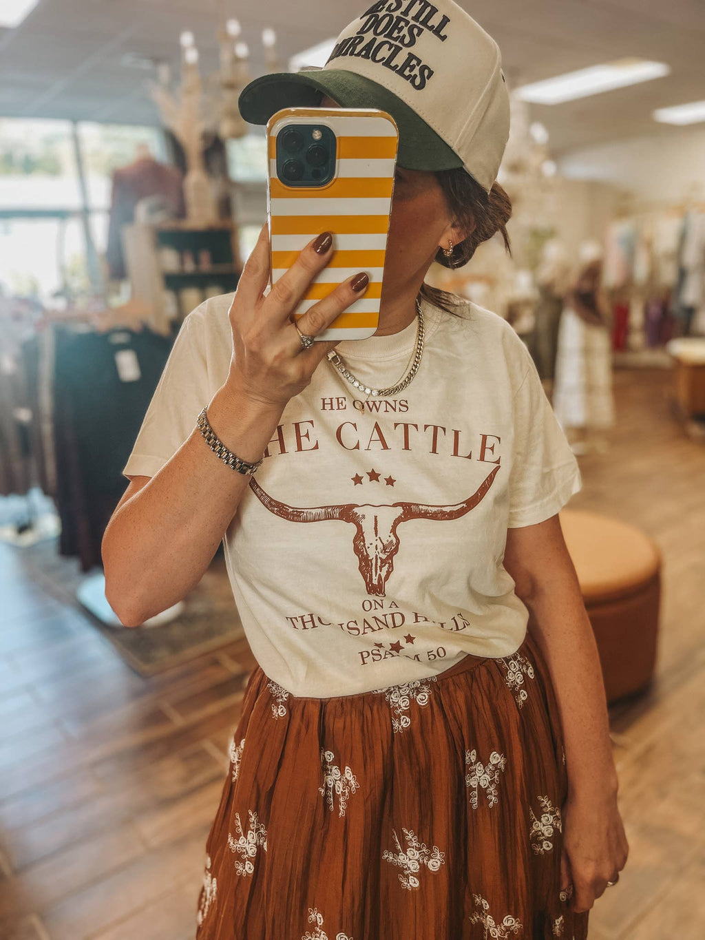 He Owns the Cattle Graphic Tee | Western Shirt | Cattle Tee