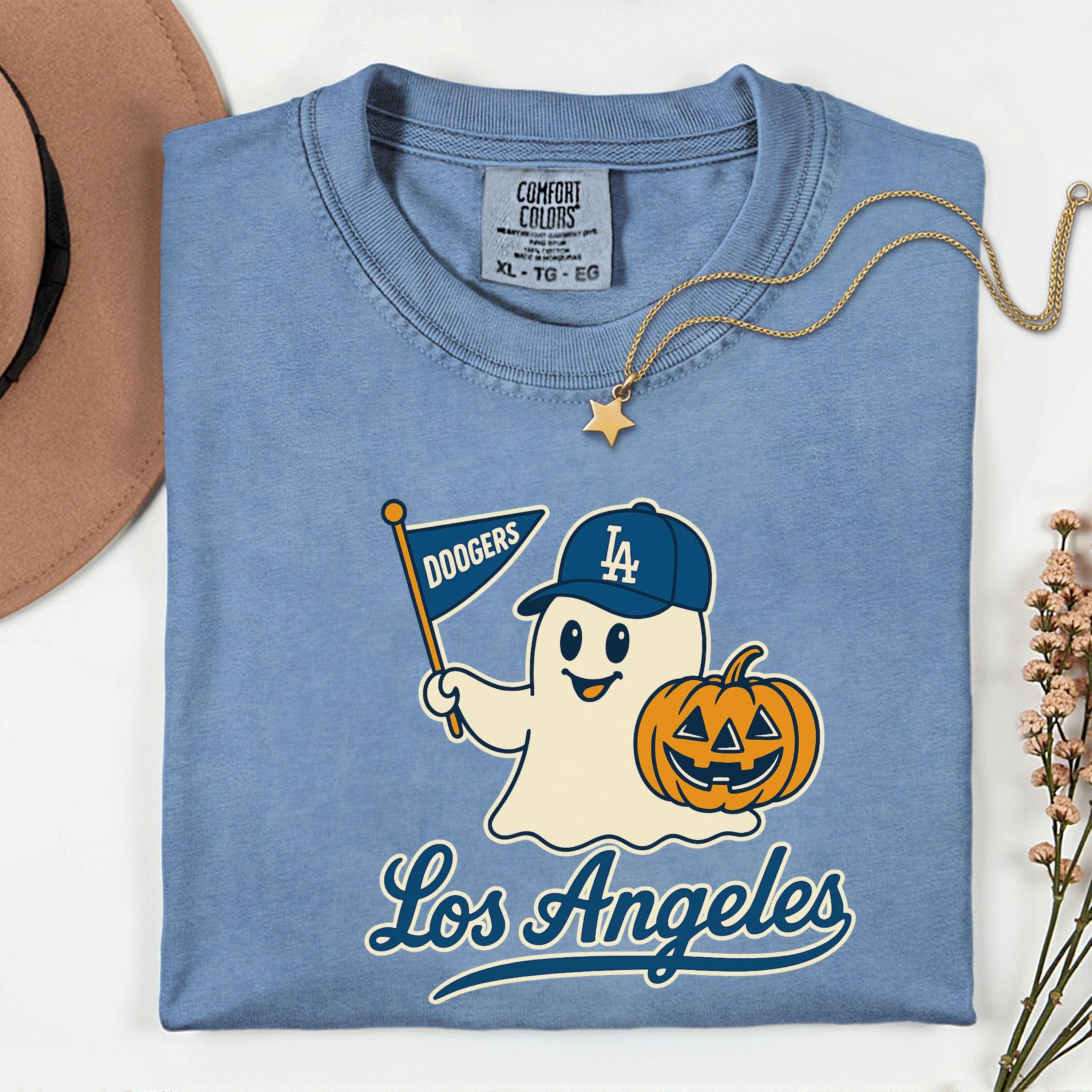 Los Angeles Dodgers Halloween Ghost Shirt