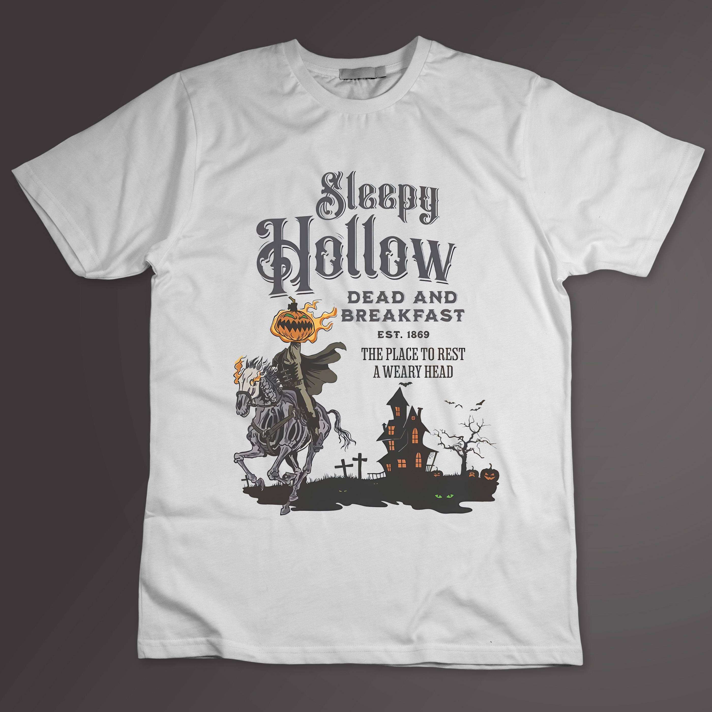 Sleepy Hollow & Dead Breakfast Halloween T-Shirt - Horseman