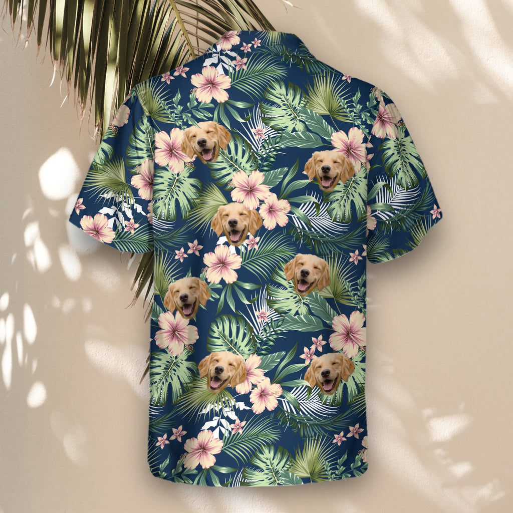 Botanical Tropical Florals | Aloha Custom Hawaiian Shirts with Faces or Logos