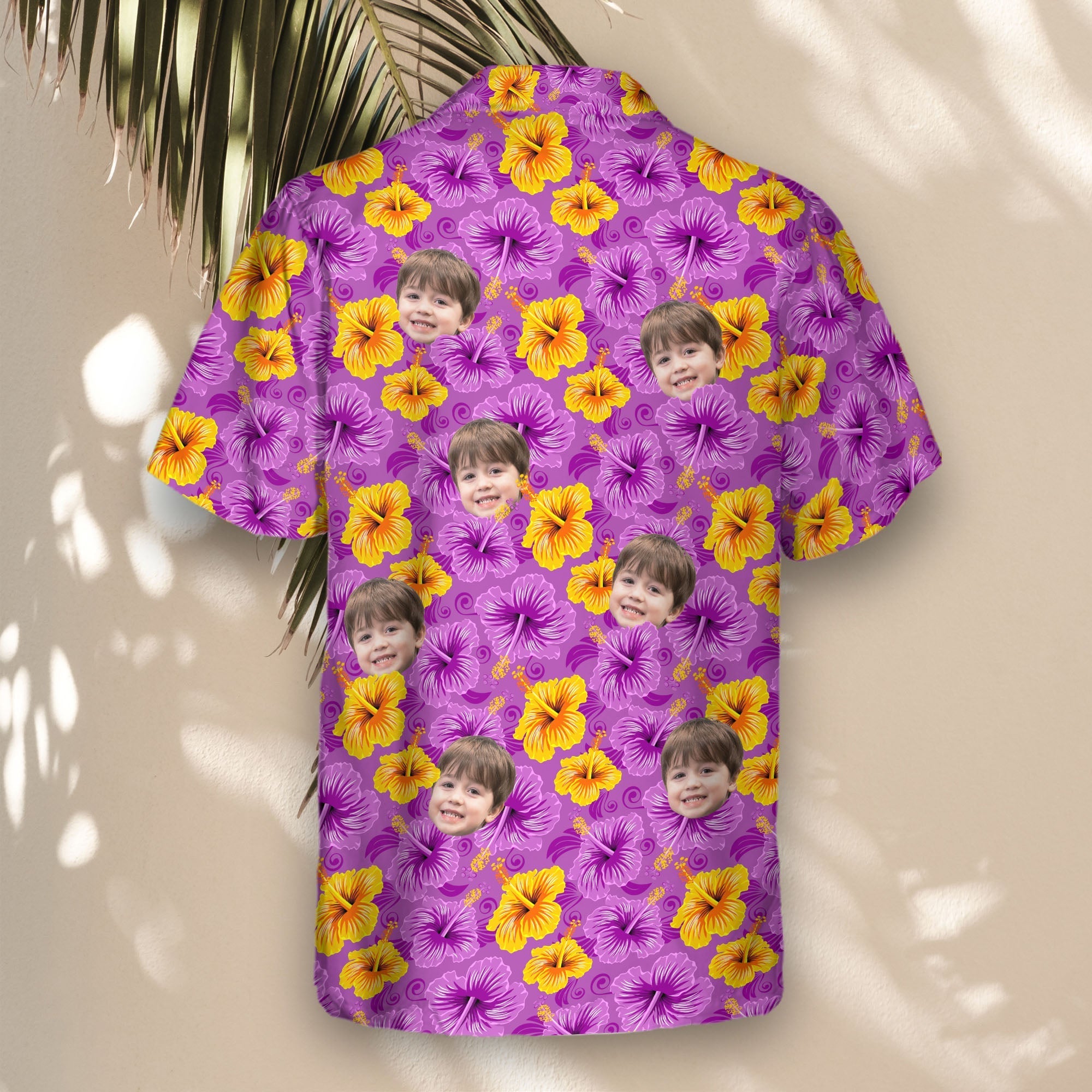 Enchanted Hibiscus Garden | Aloha Custom Hawaiian Shirts with Faces or Logos