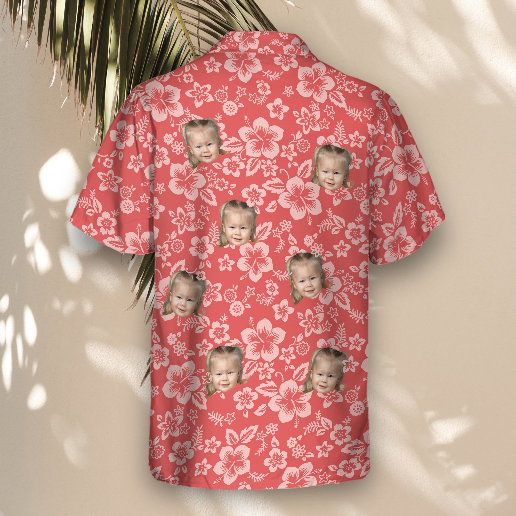 Japanese Hibiscus Blossom | Aloha Custom Hawaiian Shirts with Faces or Logos