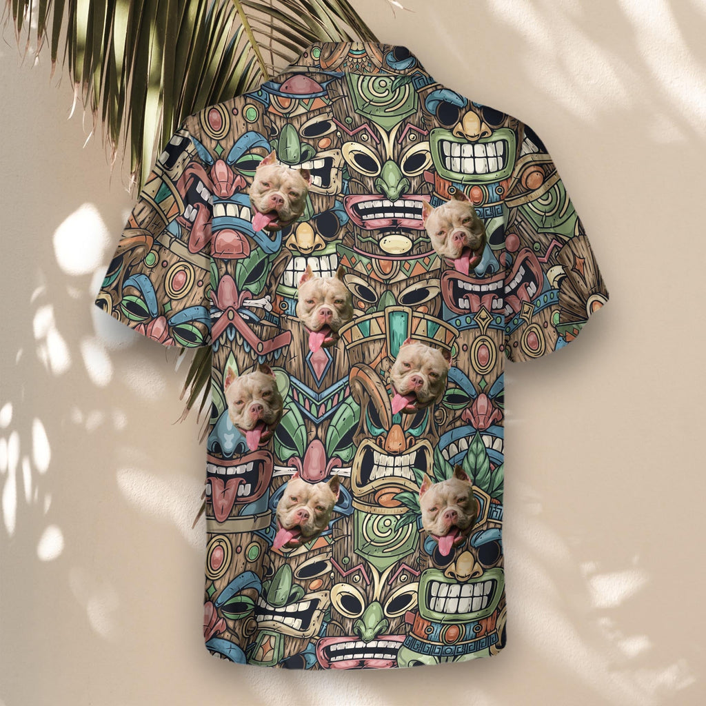 Tiki Island Vibes | Aloha Custom Hawaiian Shirts with Faces or Logos
