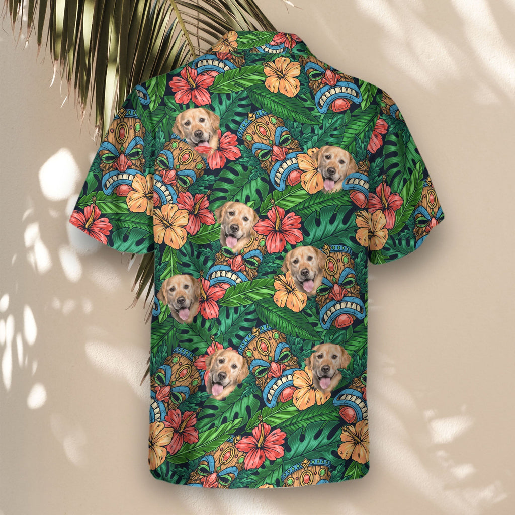 Tiki Paradise Warrior | Aloha Custom Hawaiian Shirts with Faces or Logos