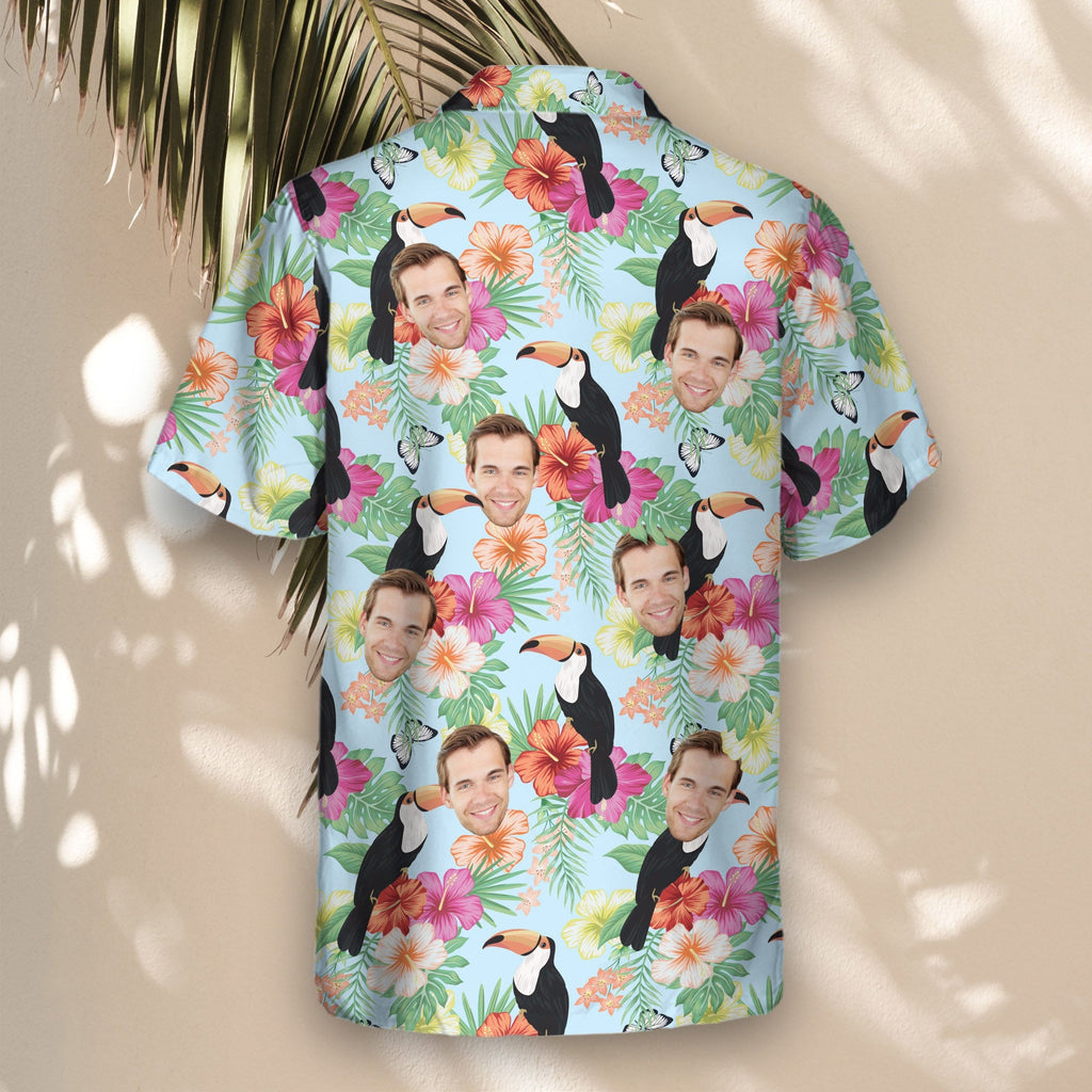 Tropical Toucan | Aloha Custom Hawaiian Shirts with Faces or Logos