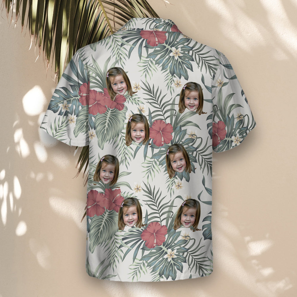 Vintage Floral Paradise | Aloha Custom Hawaiian Shirts with Faces or Logos