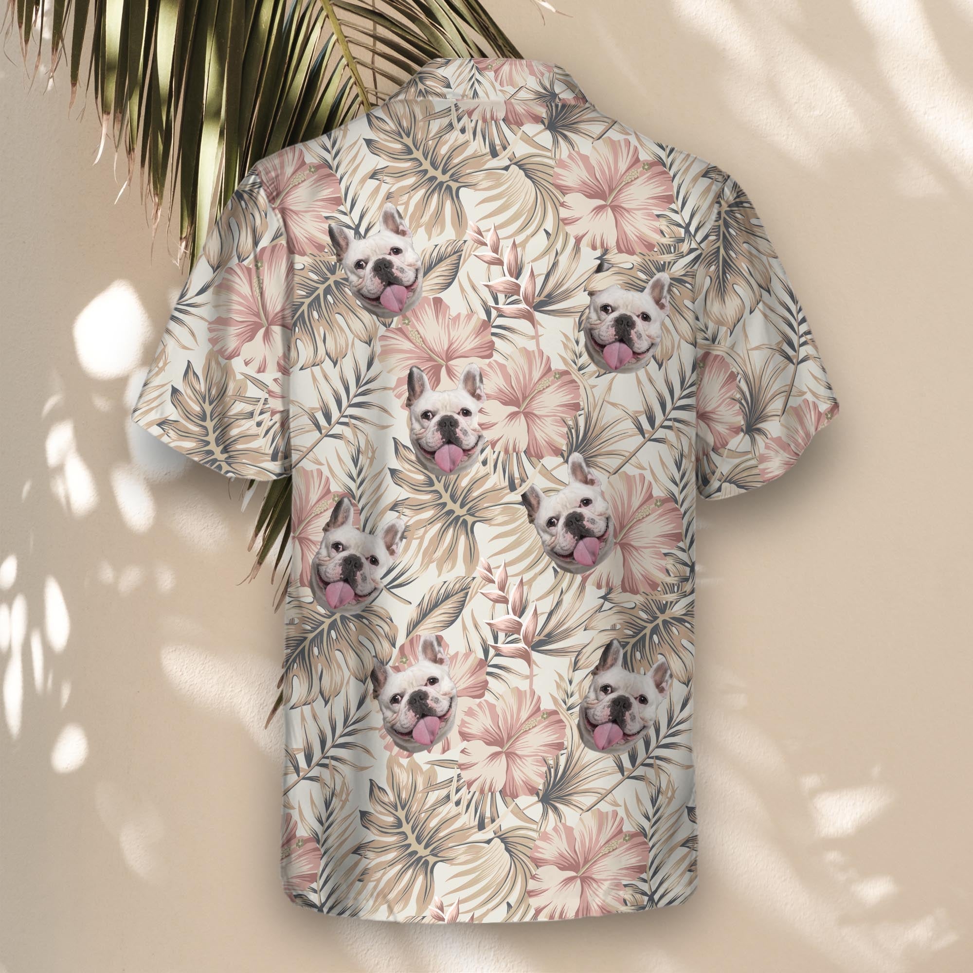 Vintage Palm Hibiscus | Aloha Custom Hawaiian Shirts with Faces or Logos